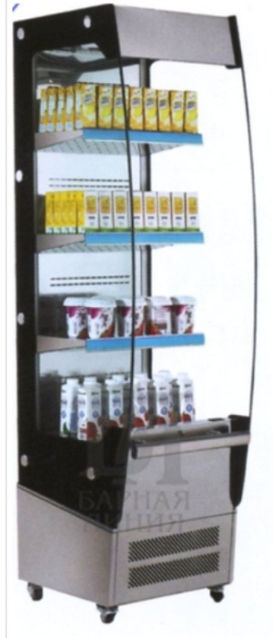 витрина холодильная starfood 220l