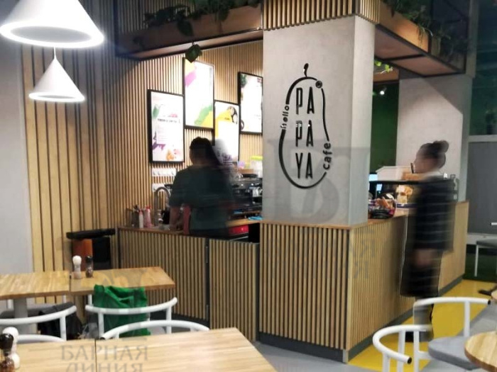 барная стойка papaya cafe