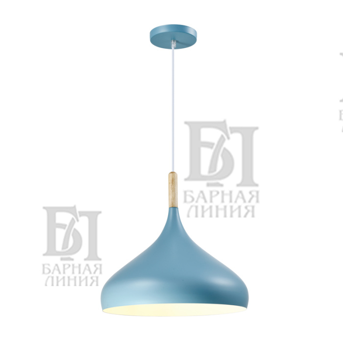 подвесной светильник илес голубой