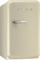 минибар отдельно стоящий,40 л, кремовый,smeg fab5rp