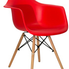 кресло eames деревянные ножки