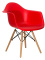 кресло eames деревянные ножки