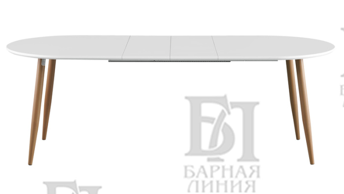 стол сатурн белый 160-220*90