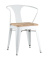 стул tolix arm wood