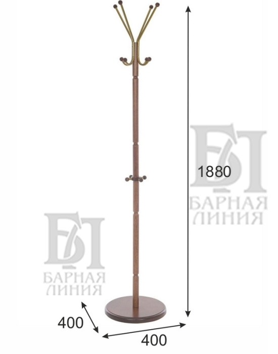 вешалка напольная в-33н