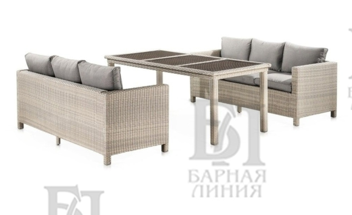 комплект тоер из искусственного ротанга