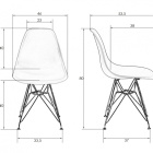 Стул EAMES DSW хром