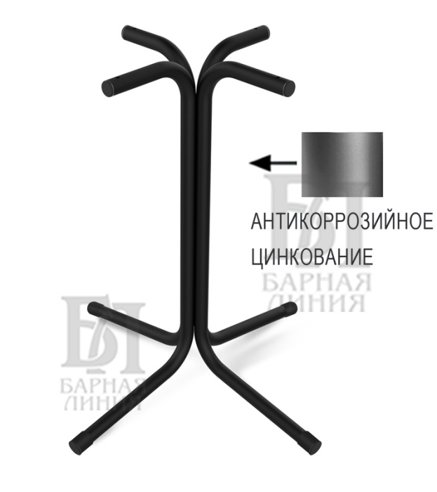 подстолье розана черное(цинк)