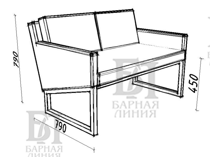 диван флорида 1200мм
