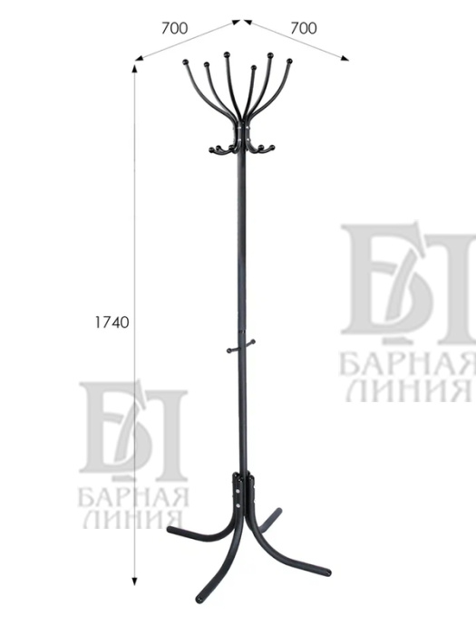 вешалка напольная м-6