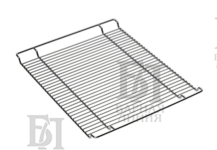 решетка хромированная smeg 3729, 435х320 (комплект из 4 шт.)