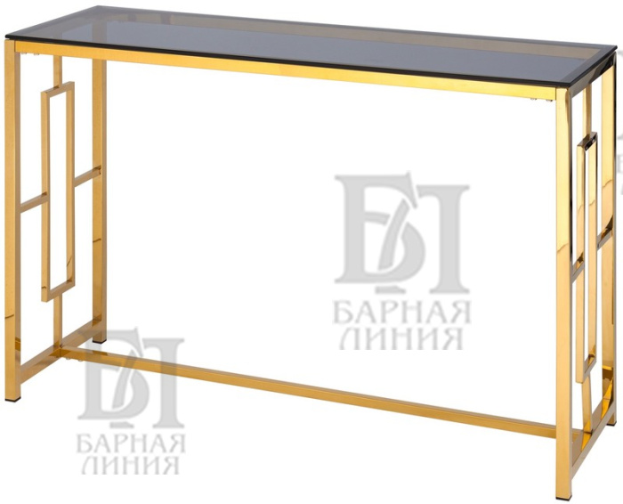 стол консоль лунэ 1200*400*780, золотой
