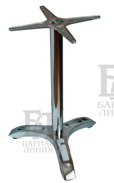 подстолье tb-607, хром; h=720