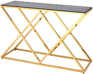Стол консоль Ребель 1200*400*780, золотой