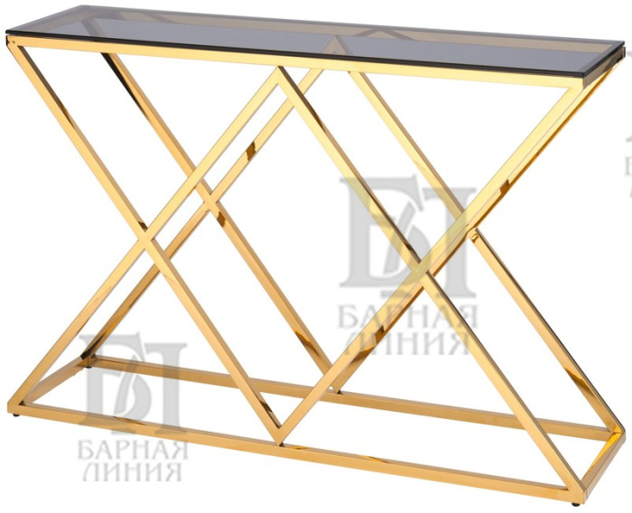 стол консоль ребель 1150*300*780, золотой