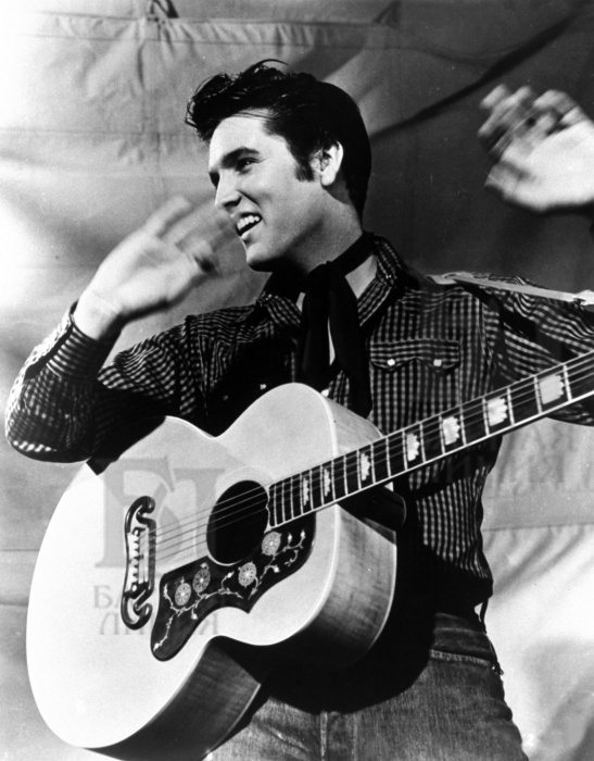 постер elvis acoustic