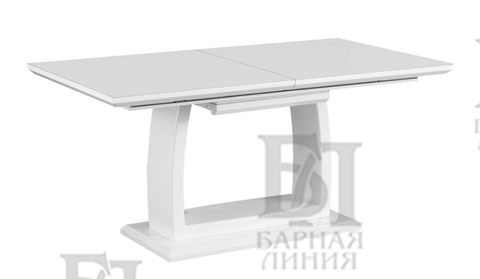 стол оберон белый 160-215*90