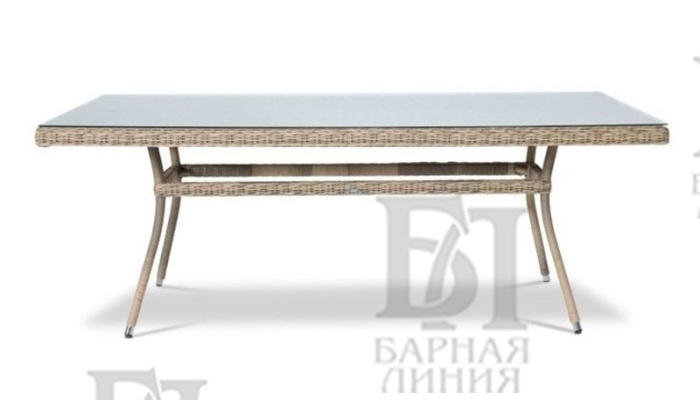 стол лате 2 соломенный