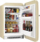 минибар отдельно стоящий,40 л, кремовый,smeg fab5rp