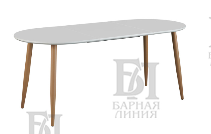 стол сатурн белый 120-180*80