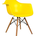 кресло eames деревянные ножки