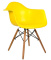 кресло eames деревянные ножки