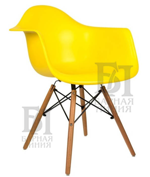 кресло eames деревянные ножки