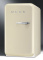 минибар отдельно стоящий,40 л, кремовый smeg fab5lp