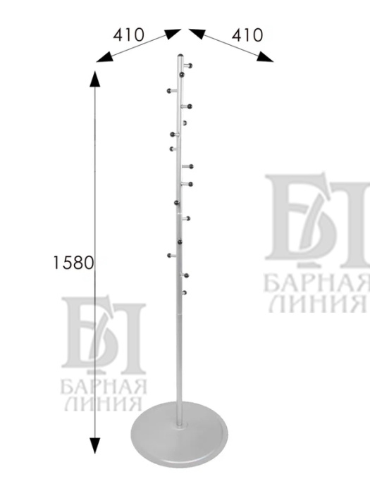 вешалка напольная п-15
