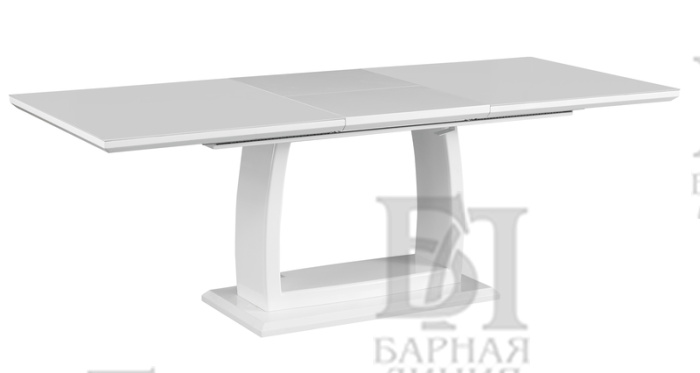 стол оберон белый 160-215*90
