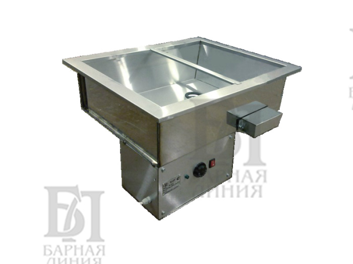 мармит паровой встраиваемый под 2 gn1/1 глуб. ванны 160мм 