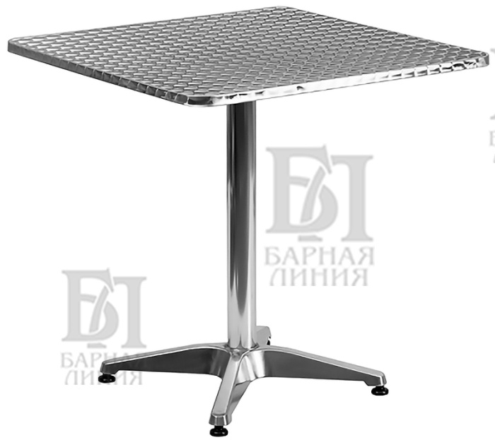 стол вулд 2 алюминиевый