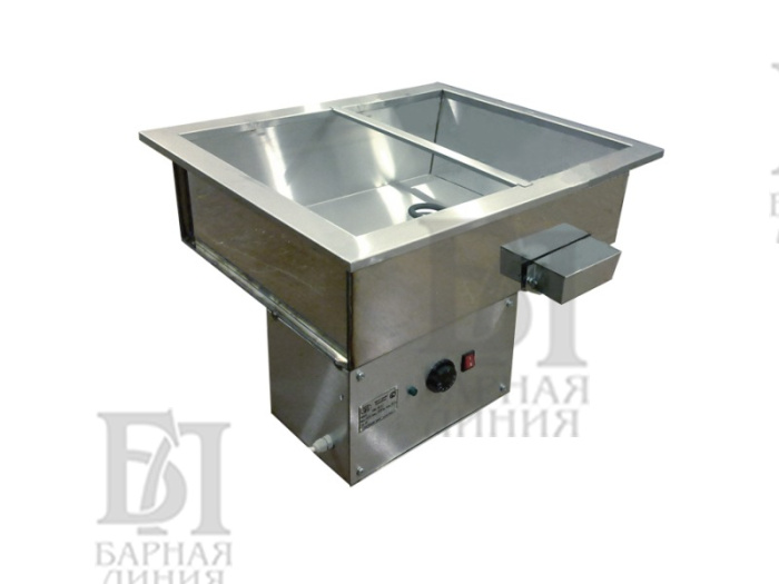 мармит паровой встраиваемый под 2 gn1/1 глуб. ванны 160мм 