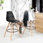 стул барный eames деревянные ножки