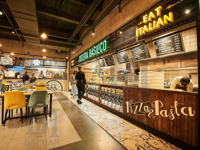барная стойка osteria basilico