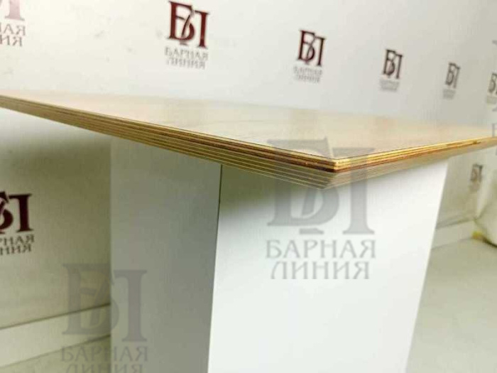 столешница фанера пластик 600*600*18мм кромка 45гр