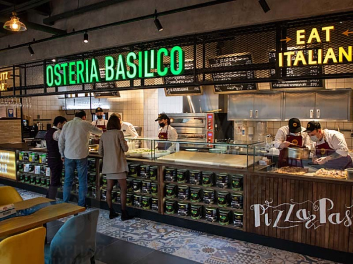 барная стойка osteria basilico