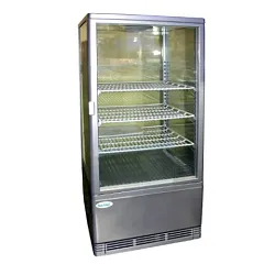 Витрина холодильная STARFOOD BSF170/85 цвет серебро