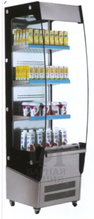витрина холодильная starfood 220l
