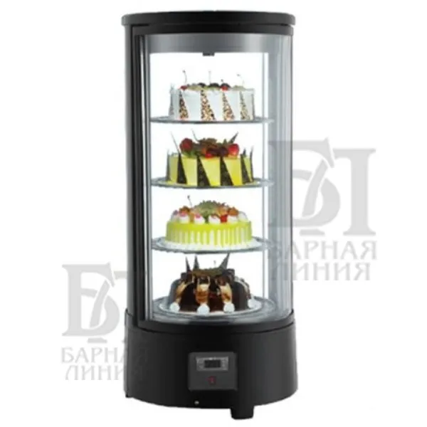 витрина холодильная starfood 72l( круглая)