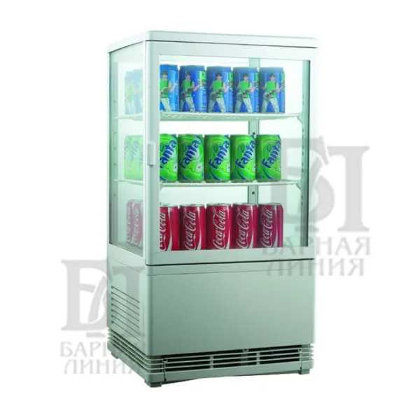 витрина холодильная starfood  58l (2r) для самообслуживания