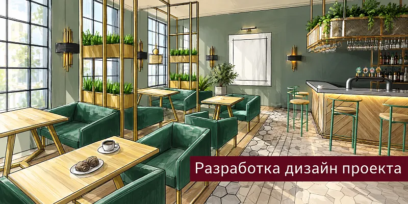 Дизайн-проект кафе ресторана