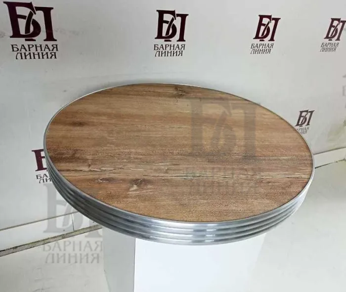 столешница мдф пластик кромка-алюминий d600*50мм