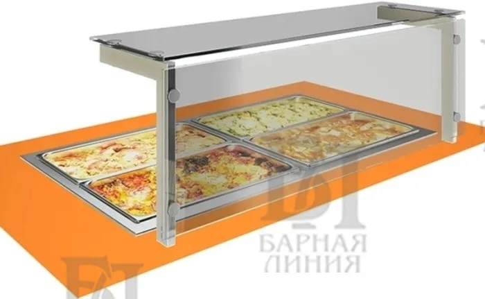 салат-бар встраиваемый под 3 gn1/1 виола ов-1025бд